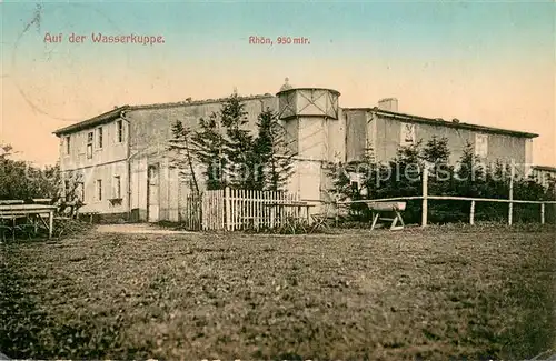 AK / Ansichtskarte Poppenhausen_Rhoen Auf der Wasserkuppe Poppenhausen Rhoen