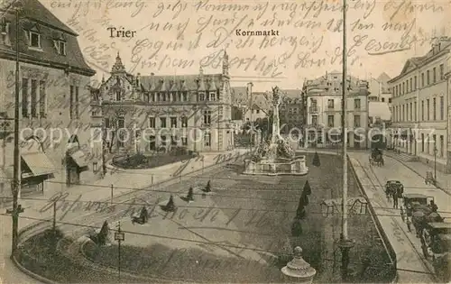 AK / Ansichtskarte Trier Kornmarkt Trier