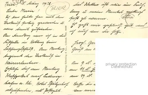 AK / Ansichtskarte Trier Teilansicht Trier