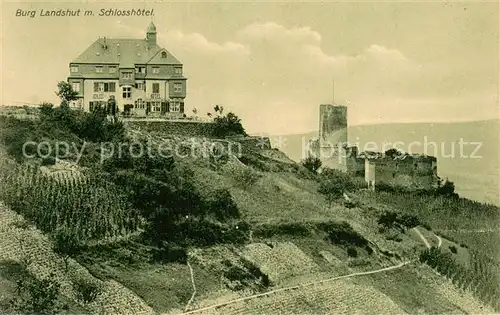 AK / Ansichtskarte Bernkastel Kues Burg Landshut m. Schlosshotel Bernkastel Kues