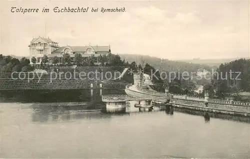 AK / Ansichtskarte Remscheid Talsperre im Eschbachtal  Remscheid