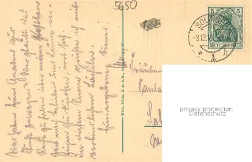 AK / Ansichtskarte Solingen Clemenskirche mit Denkmal Solingen