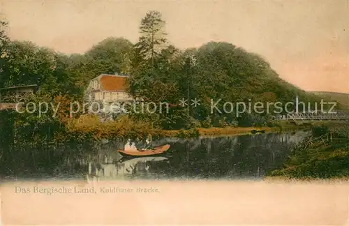 AK / Ansichtskarte Kohlfurth_Wuppertal Kohlfurter Bruecke 