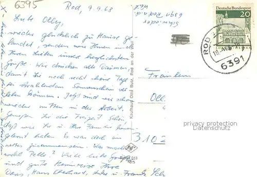 AK / Ansichtskarte Rod_Weil Teilansicht Rod_Weil