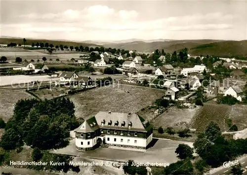 AK / Ansichtskarte Manderscheid_Eifel Teilansicht mit Jugendherberge Manderscheid Eifel