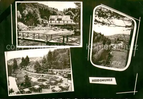 AK / Ansichtskarte Manderscheid_Eifel Hotel Cafe Heidsmuehle Manderscheid Eifel