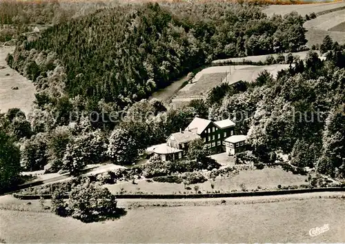AK / Ansichtskarte Kraewinklerbruecke Fliegeraufnahme Hotel Haus Hammerstein Kraewinklerbruecke