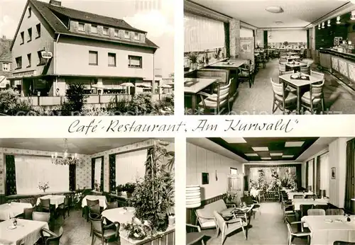 AK / Ansichtskarte Bad_Lippspringe Cafe Restaurant Am Kurwald Bad_Lippspringe