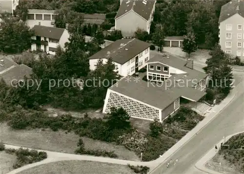AK / Ansichtskarte Sennestadt Fliegeraufnahme Evangl.   Freikirchliche Gemeinde Sennestadt