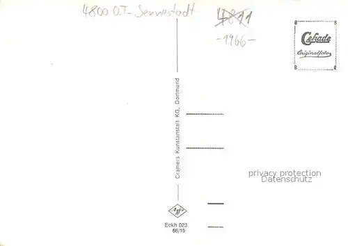AK / Ansichtskarte Sennestadt eckardtsheim Friedrichshuette Sennestadt