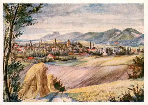 AK / Ansichtskarte Halle_Westfalen Blick auf Halle und Ravensburg am Teutoburger Wald Halle_Westfalen