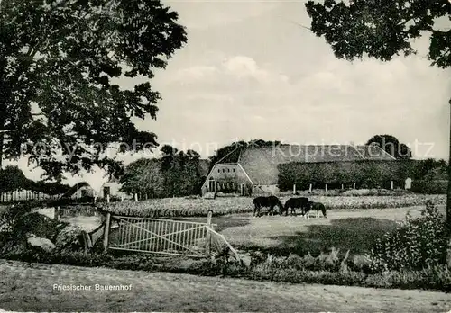 AK / Ansichtskarte Leer_Ostfriesland Friesischer Bauernhof Leer_Ostfriesland