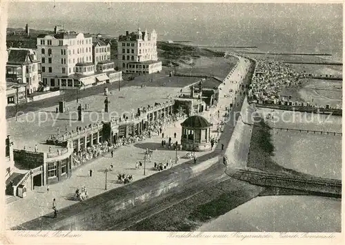 AK / Ansichtskarte Borkum Wandelhalle mit Promenade Borkum