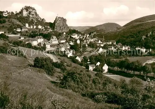 AK / Ansichtskarte Kirn_Nahe Dorf und Ruine Stein Kallenfels Kirn_Nahe