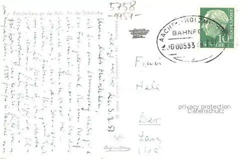 AK / Ansichtskarte Froendenberg_Ruhr An der Stiftskirche Froendenberg Ruhr
