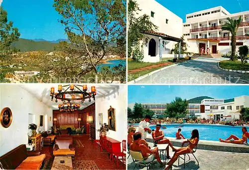 AK / Ansichtskarte Santa_Eulalia_del_Rio Hotel Siesta Swimming Pool Landschaftspanorama Santa_Eulalia_del_Rio