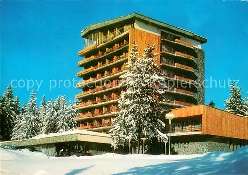 AK / Ansichtskarte Pamporovo_Pamporowo Hotel Murgawez im Winter Pamporovo Pamporowo