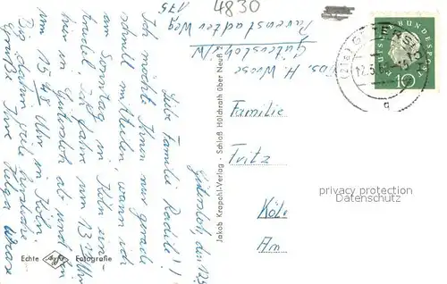 AK / Ansichtskarte Guetersloh Verwaltungsgebaeude Alte Fachwerkhaeuser Berliner Strasse Apostelkirche Elisabeth Hospital Malers Muehle Bahnhof Guetersloh