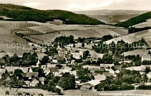 AK / Ansichtskarte Oberhenneborn_Schmallenberg Panorama Gasthof Wuellner 