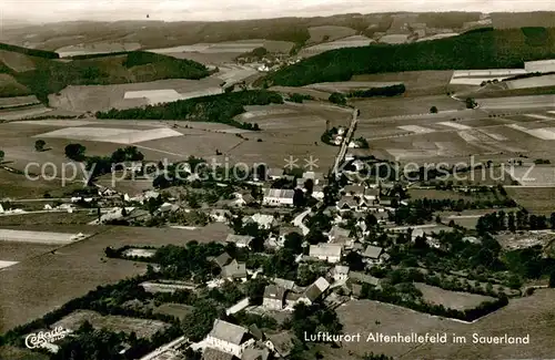 AK / Ansichtskarte Altenhellefeld Fliegeraufnahme Altenhellefeld