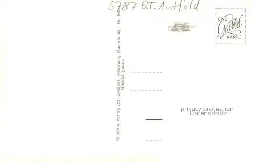 AK / Ansichtskarte Antfeld Panorama Antfeld