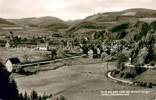 AK / Ansichtskarte Liesen Panorama Liesen