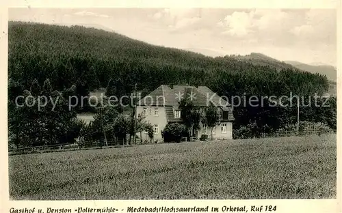 AK / Ansichtskarte Medebach Gasthof Pension Poltermuehle Medebach