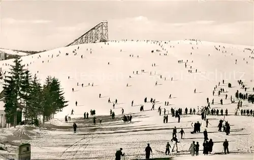 AK / Ansichtskarte Winterberg_Hochsauerland St Georg Sprungschanze am Herrloh Winterberg_Hochsauerland