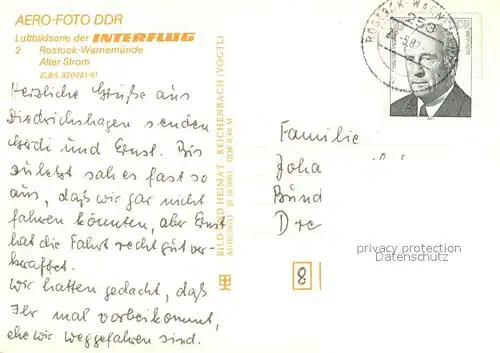 AK / Ansichtskarte Warnemuende_Ostseebad Alter Strom Restaurant Teepott Strand Luftbildserie der Interflug Warnemuende_Ostseebad