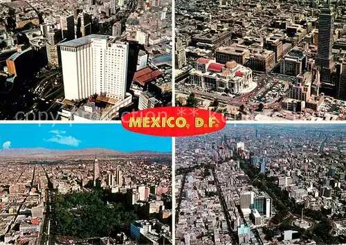 AK / Ansichtskarte Mexico_City_D.F. Vistas aereas del centro de la Ciudad de Mexico 