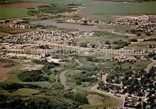 AK / Ansichtskarte Alberta  Grande Prairie Recreational areas and parkland aerial view Alberta 