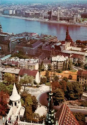 AK / Ansichtskarte Budapest Stadtpanorama Blick ueber die Donau Budapest
