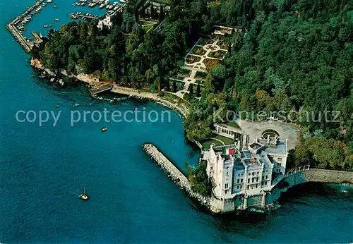 AK / Ansichtskarte Trieste Castello di Miramare veduta aerea Trieste