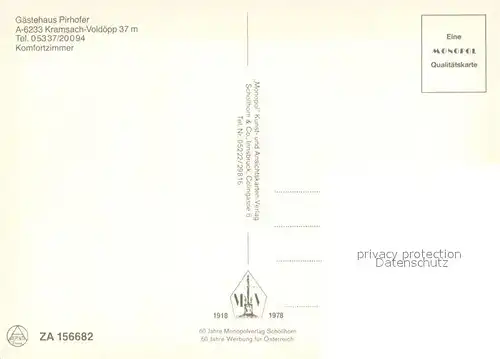 AK / Ansichtskarte Voldoepp_Kramsach Gaestehaus Pirhofer Voldoepp Kramsach