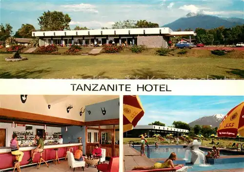 AK / Ansichtskarte Arusha Tanzanite Hotel Restaurant Bar Swimming Pool Arusha