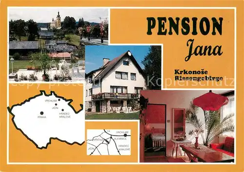AK / Ansichtskarte Mricne Pension Jana im Riesengebirge Mricne