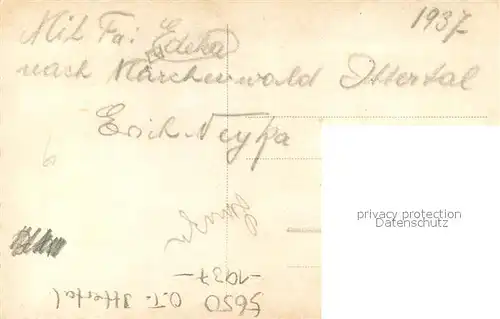 AK / Ansichtskarte Wald_Solingen Gruppenphoto im Maerchenwald Ittertal Wald Solingen