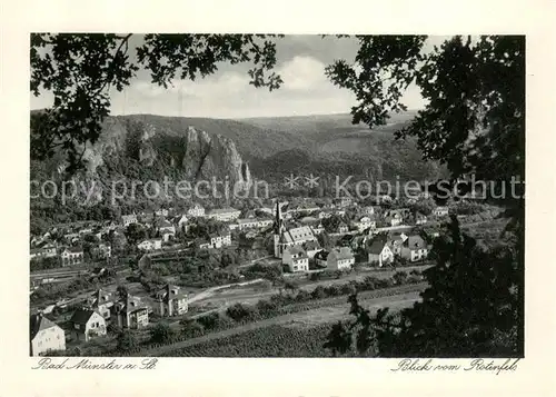 AK / Ansichtskarte Bad_Muenster_Stein_Ebernburg Blick vom Rotenfels Bad_Muenster