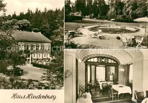 AK / Ansichtskarte Bad_Kreuznach Hotel Cafe Haus Hindenburg Innen  und Aussenansichten Bad_Kreuznach