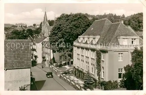 AK / Ansichtskarte Gummersbach Schuetzenstrasse mit Sparkasse Gummersbach