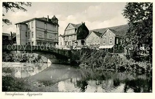 AK / Ansichtskarte Dieringhausen Aggerpartie Hotel Aggerhof Dieringhausen