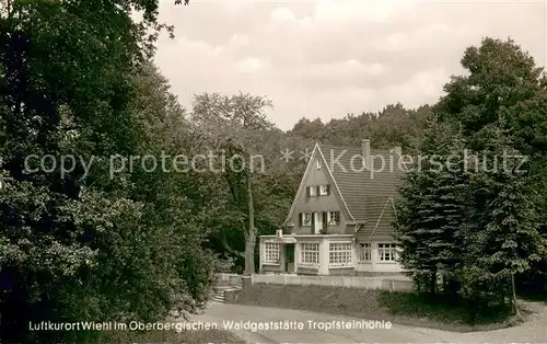 AK / Ansichtskarte Wiehl_Oberbergischer_Kreis Waldgaststaette Tropfsteinhoehle 