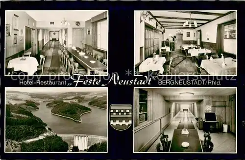 AK / Ansichtskarte Bergneustadt Hotel Restaurant Feste Neustadt Innen  und Aussenansicht Bergneustadt