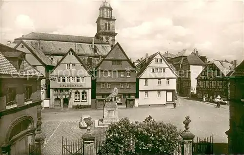 AK / Ansichtskarte Lauterbach_Hessen Geschaefte Am Hohhaus Lauterbach Hessen