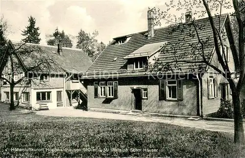 AK / Ansichtskarte Hochwaldhausen_Ilbeshausen Pension Stirm Haeuser Aussen Hochwaldhausen