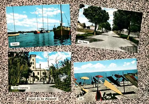 AK / Ansichtskarte Ca_Pasquali Laguna Via Fausta Spaccio Cooperativa Lido Spiaggia Ca_Pasquali