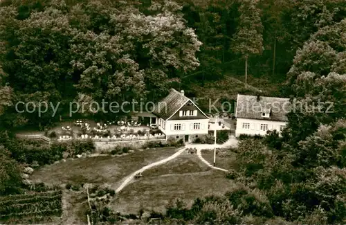 AK / Ansichtskarte Bad_Salzschlirf Fliegeraufnahme Waldgaststaette Marienlust Bad_Salzschlirf