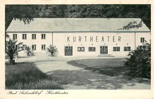 AK / Ansichtskarte Bad_Salzschlirf Kurtheater Aussenansicht Bad_Salzschlirf