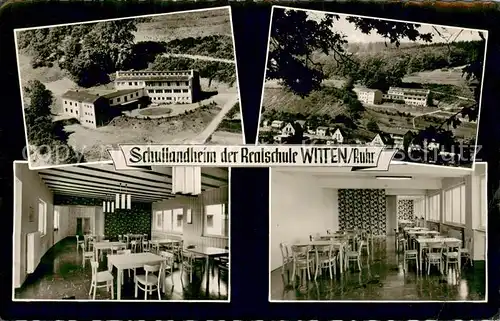 AK / Ansichtskarte Langenaubach Schullandheim d. Realschule Witten Ruhr Langenaubach