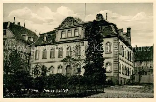 AK / Ansichtskarte Bad_Koenig_Odenwald Neues Schloss Bad_Koenig_Odenwald